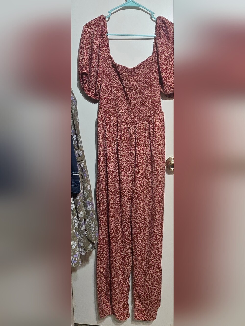 SHEIN CURVE Rust Red Pantsuit